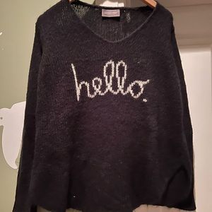 Wooden Ships V Neck Lightweight HELLO Sweater